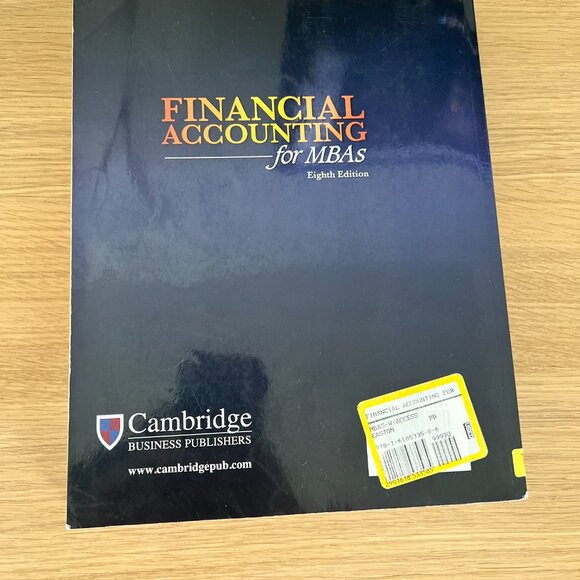 Financial Accounting for MBAs 8e - Paperback By Peter D. Easton - Picture 2 of 2